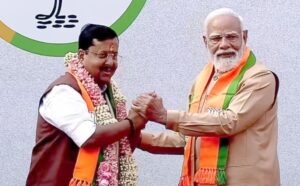 BJP headquarters in New Delhi symbolising leadership transition with youngest national president