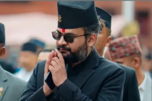 Kathmandu Mayor Balen Shah addressing public gathering amid Nepal political shift